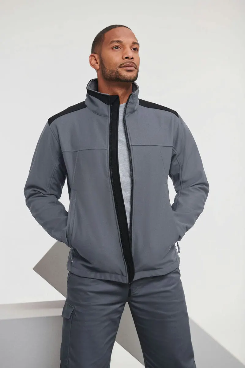Russell Europe Mens Workwear Softshell Jacket