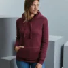 Russell Europe Womens Authentic Melange Hooded Sweatshirt