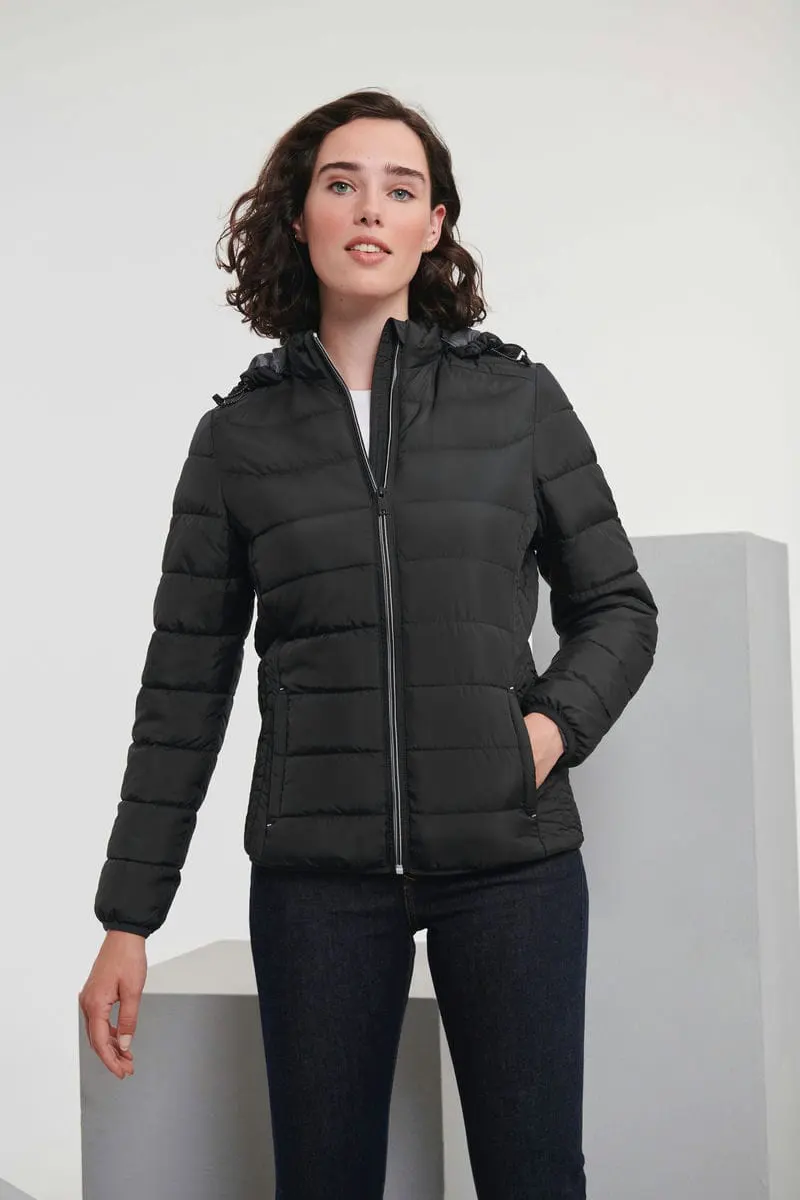 Russell Europe Womens Hooded Nano Jacket