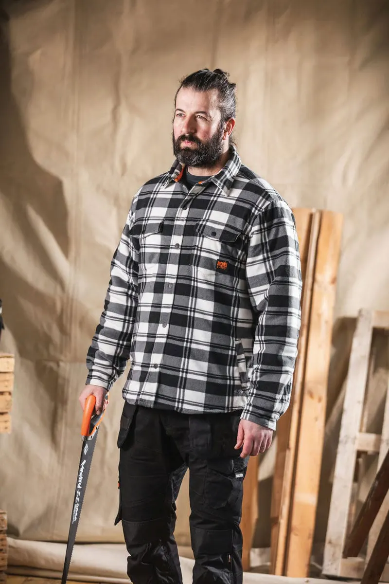 Scruffs Mens Worker Padded Checked Shirt