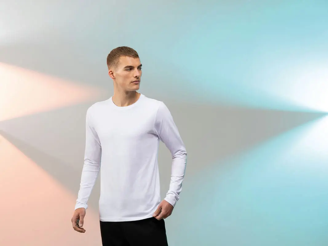 SF Mens Feel Good Long Sleeved Stretch T Shirt