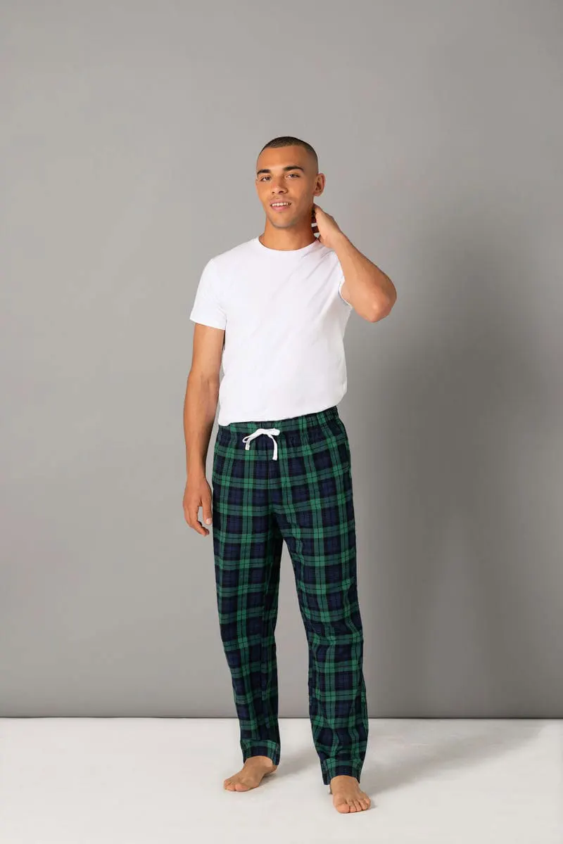 Sf Mens Tartan Lounge Pants