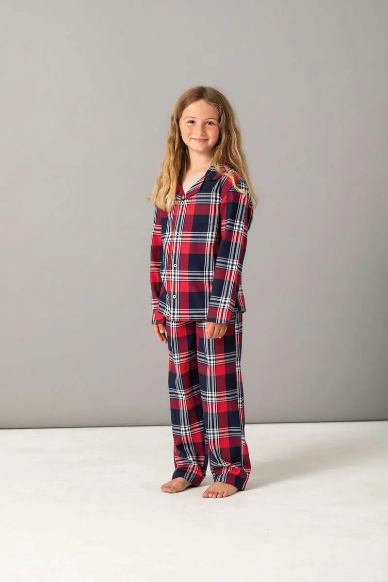 Sf Minni Kids Tartan Lounge Set