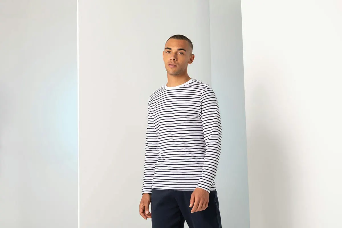SF Unisex Long Sleeved Striped Tee