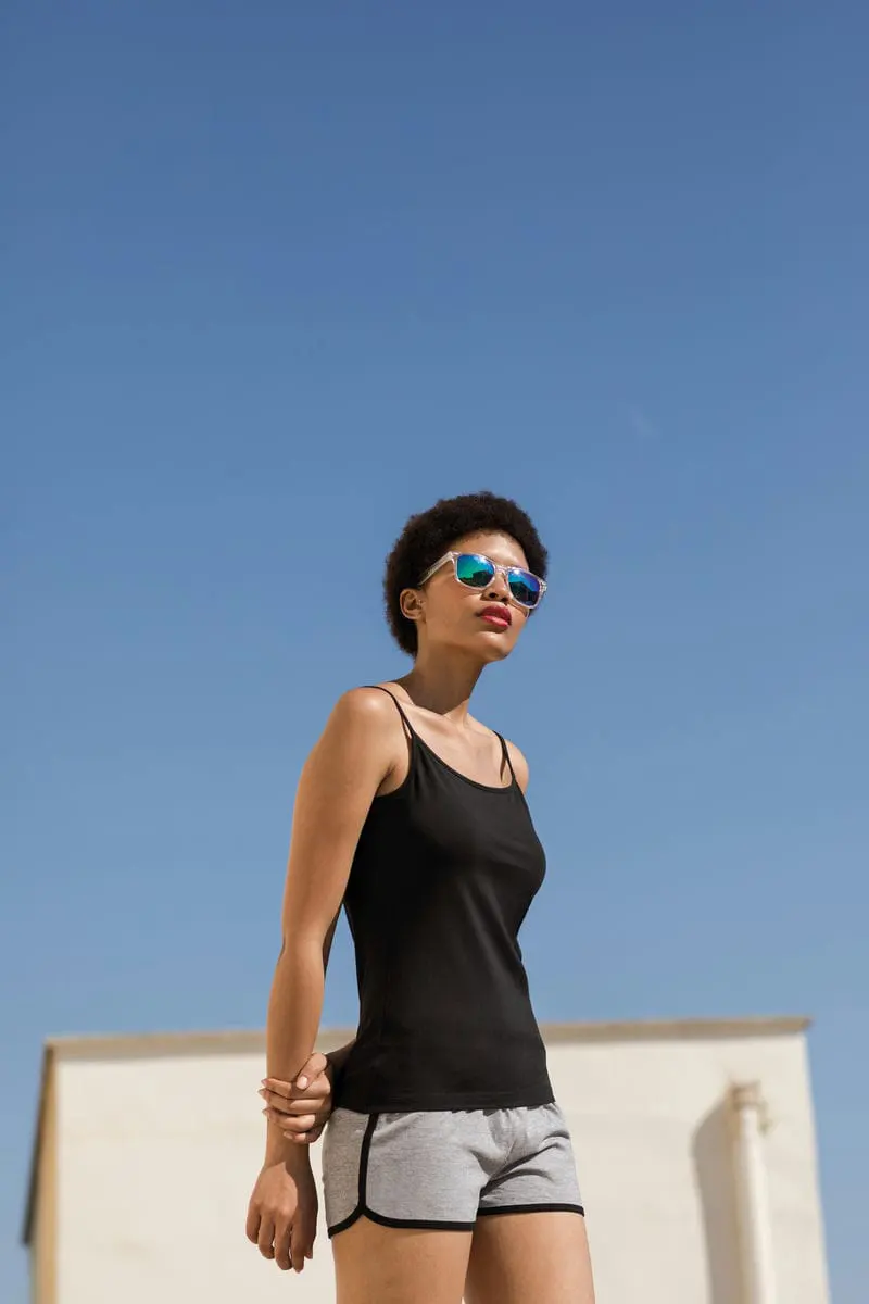 SF Womens Feel Good Stretch Spaghetti Vest