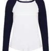 White/Oxford Navy