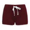 Burgundy/White