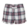 White/Pink Check