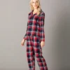 Sf Womens Tartan Lounge Set