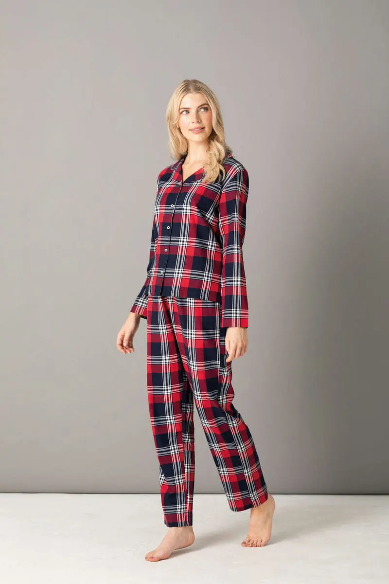 Sf Womens Tartan Lounge Set