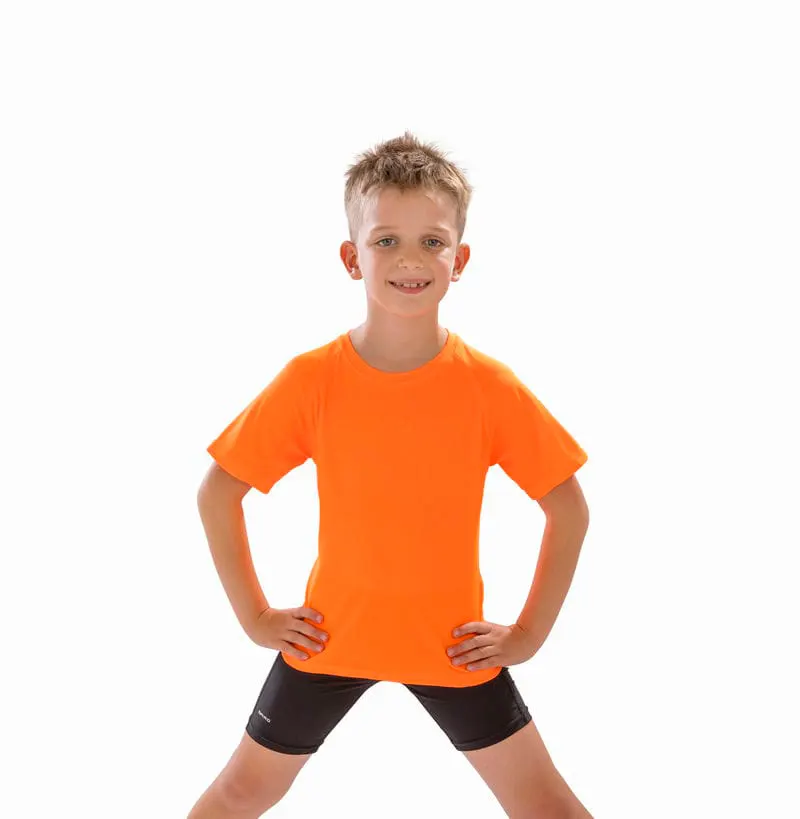 Spiro Junior Performance Aircool Tee