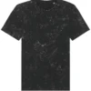 Garment Dyed Black Splatter