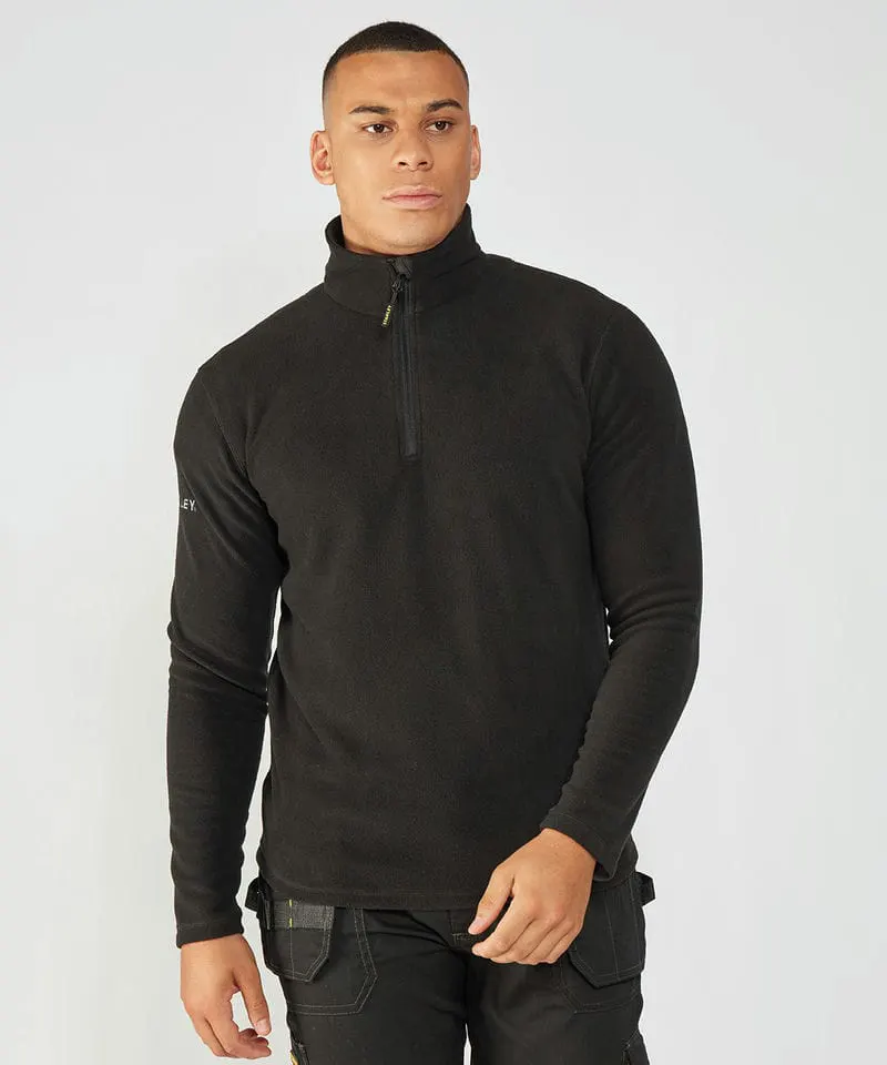 Stanley Workwear Mens Hobson ¼ Zip Microfleece