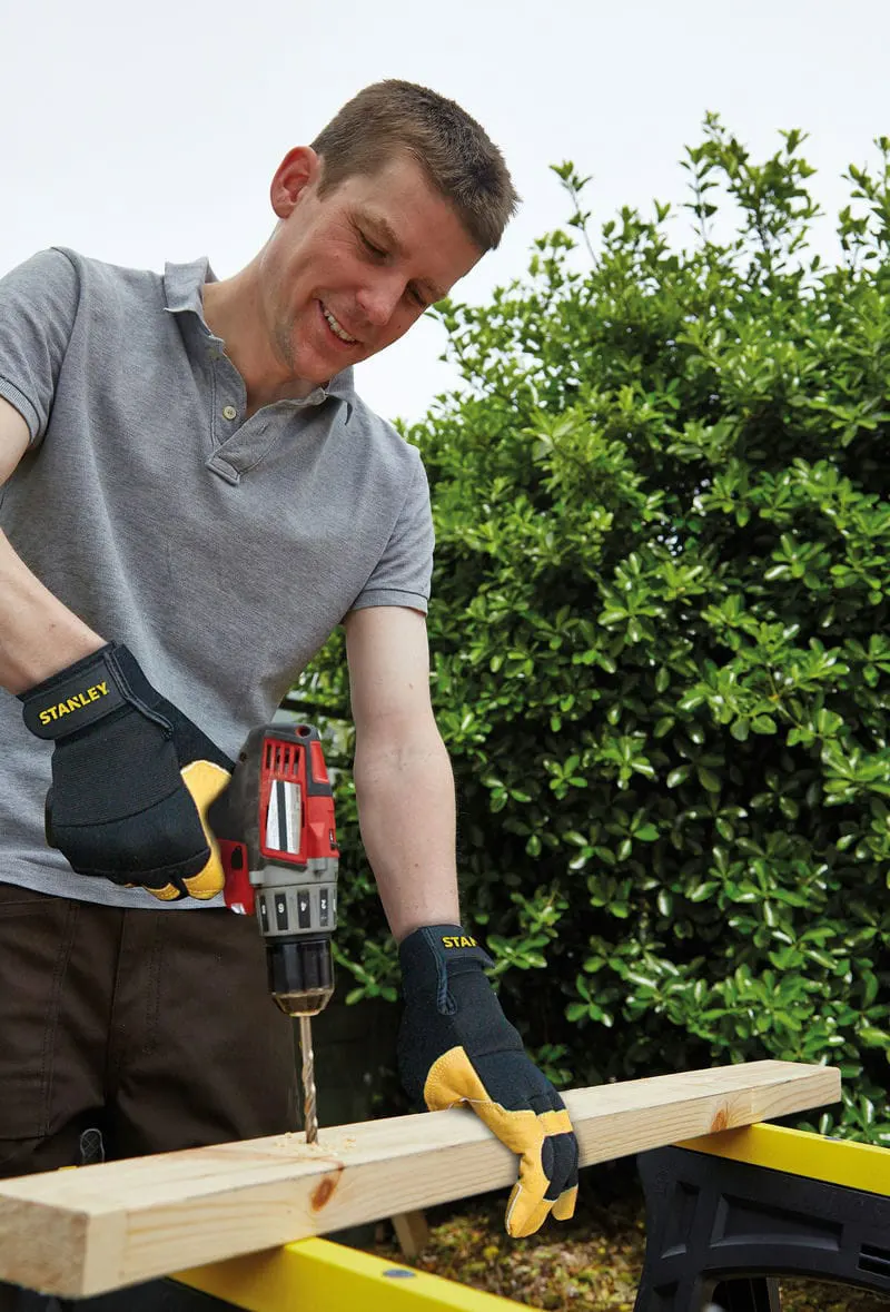 Stanley Workwear Performance Leather Hybrid Gloves