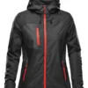 Black/Bright Red