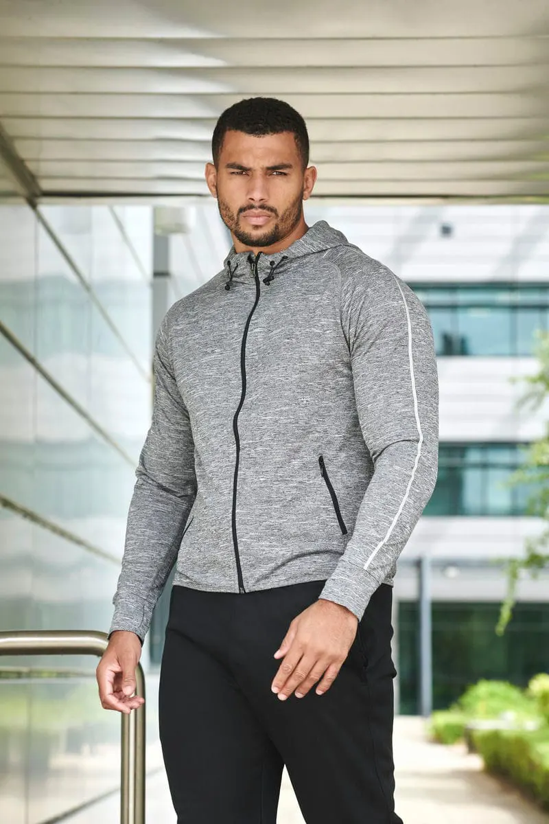 Tombo Mens Hoodie With Reflective Tape