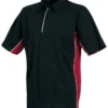 Black/Red/White Piping
