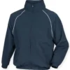 Navy/White piping