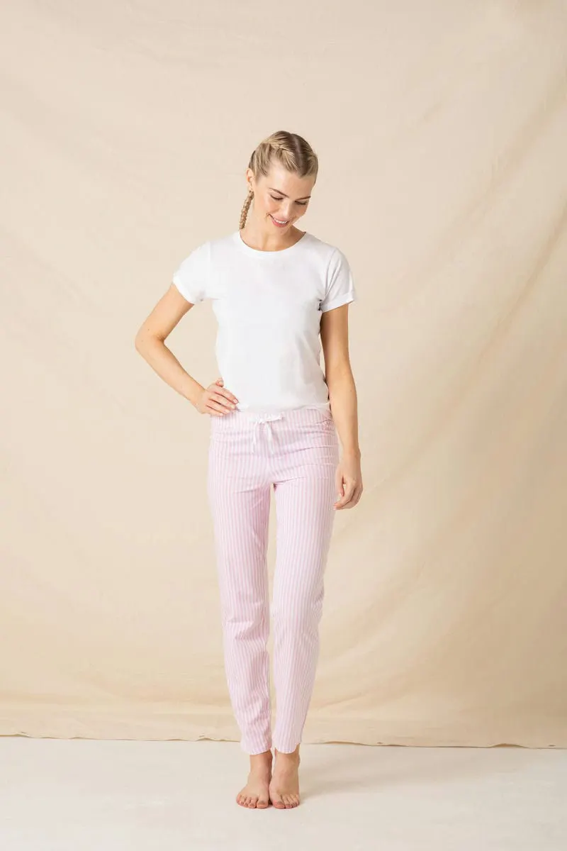 Towel City Womens Long Pant Pyjama Set In A Bag