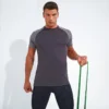 Tridri Mens Contrast Sleeve Performance T Shirt