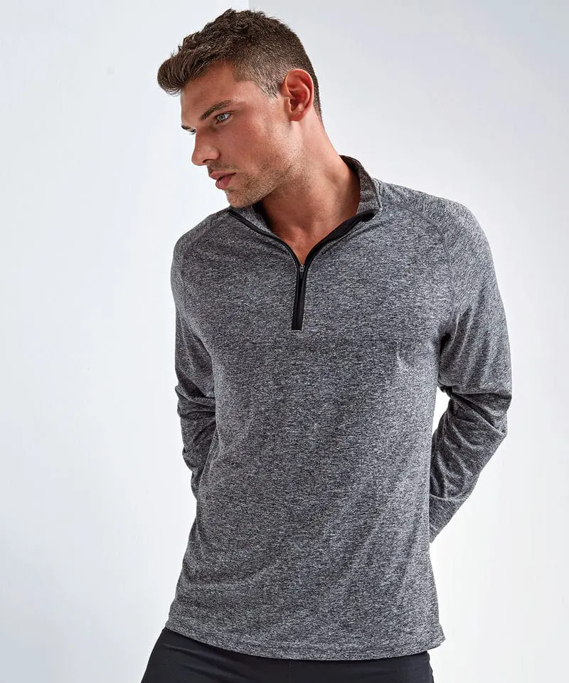 Tridri Mens Long Sleeve Performance ¼ Zip