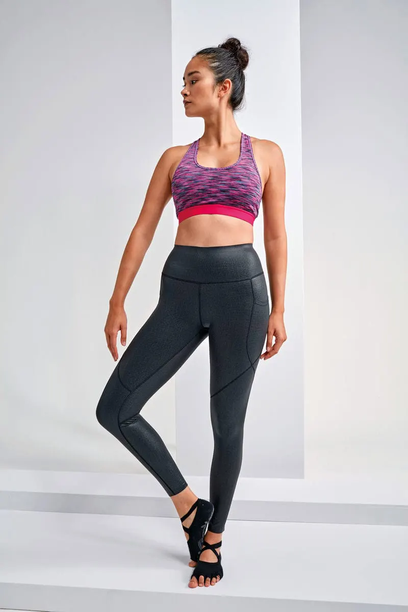Tridri Womens Embossed Hourglass Leggings