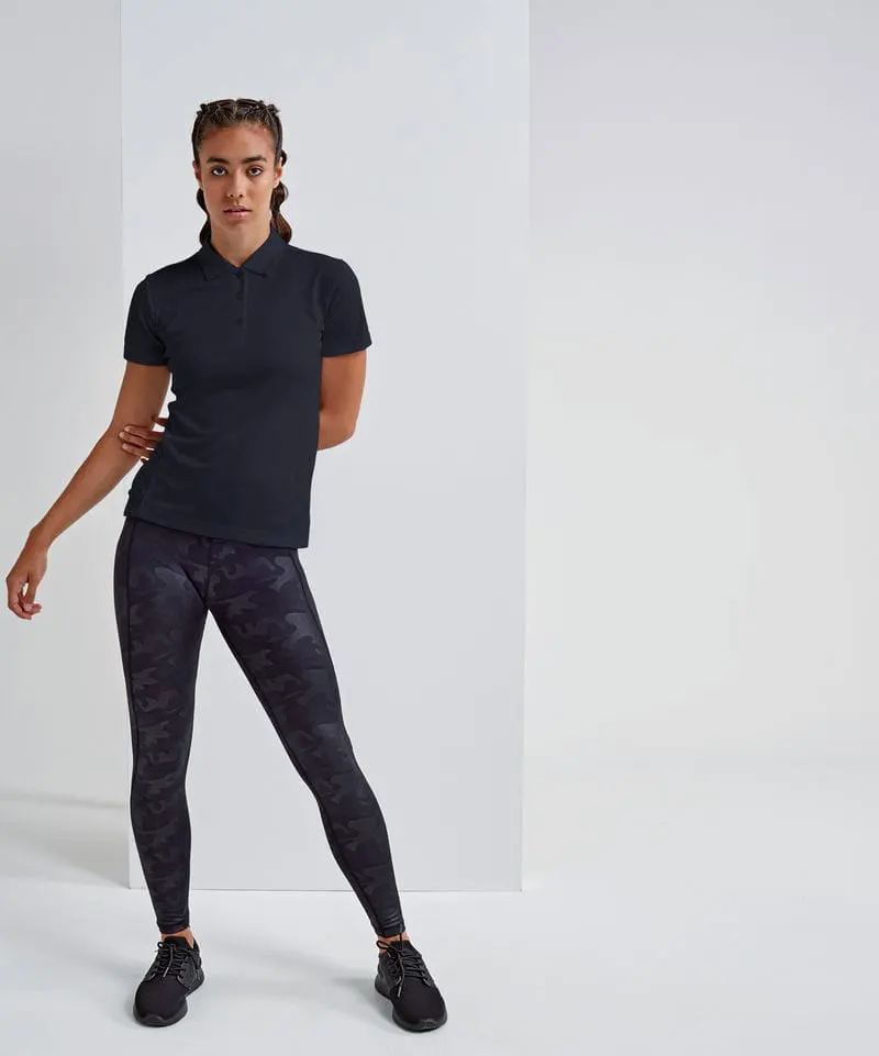 Tridri Womens Panelled Polo
