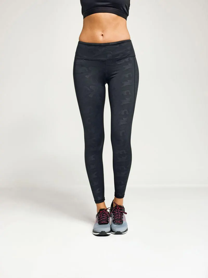 Tridri Womens Performance Camo Leggings Full Length