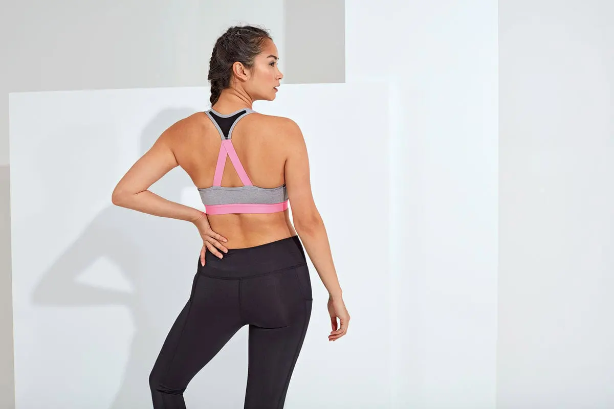 Tridri Womens Performance Sports Bra Medium Impact