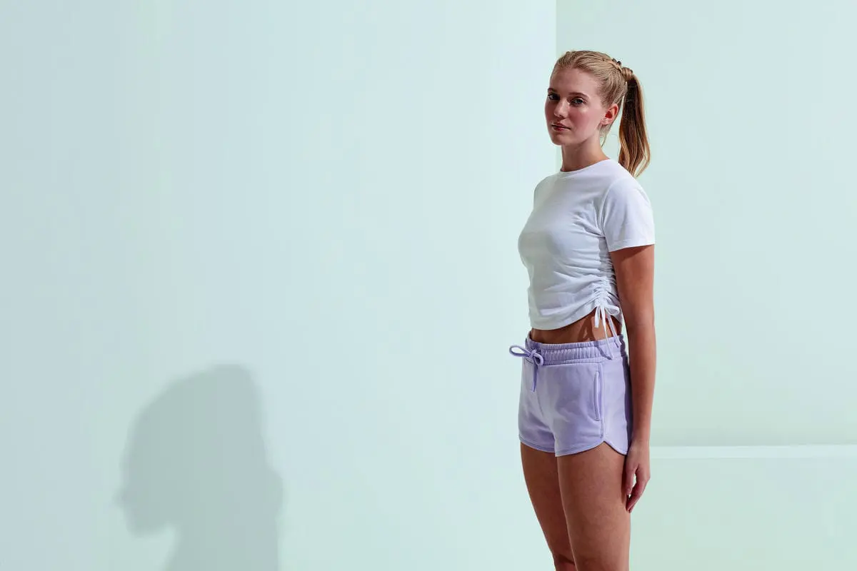 Tridri Womens Recycled Retro Jogger Shorts