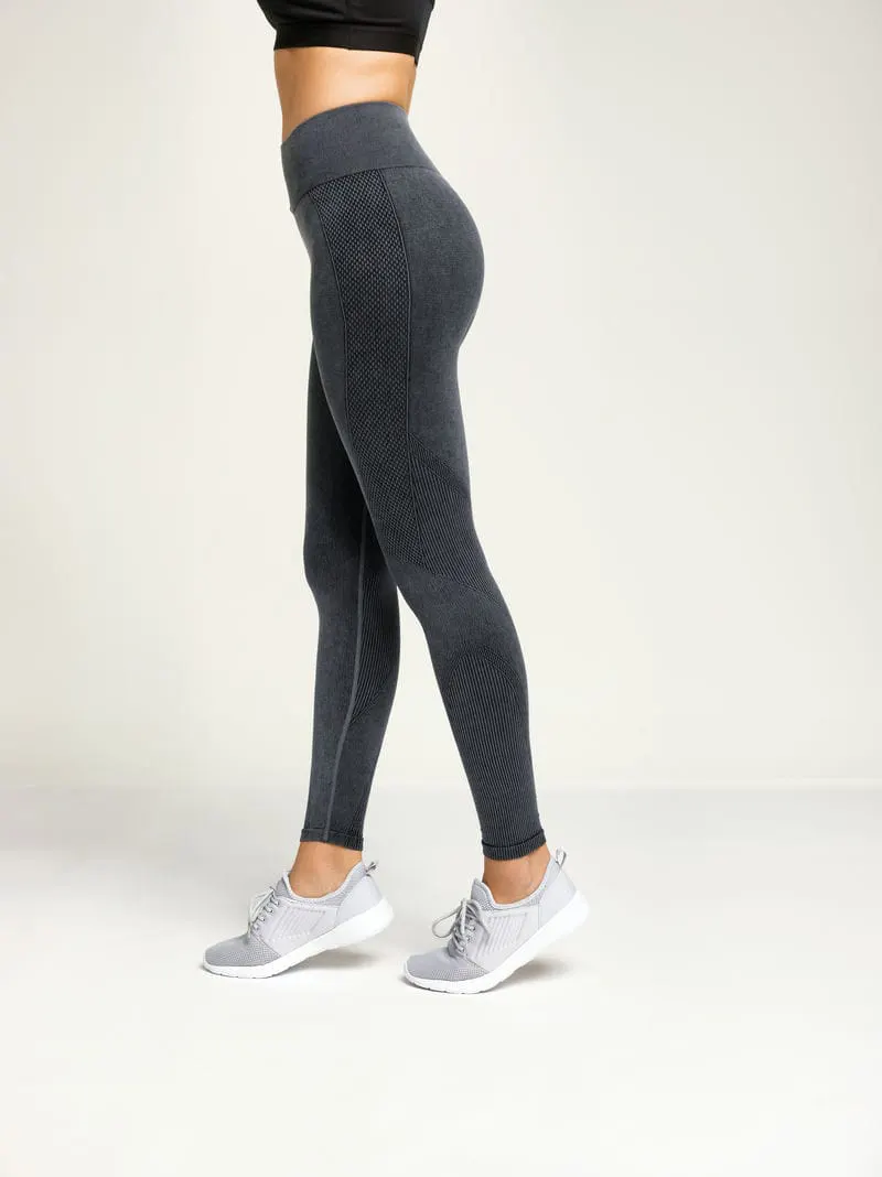 Tridri Womens Seamless 3D Fit Multi Sport Denim Look Leggings