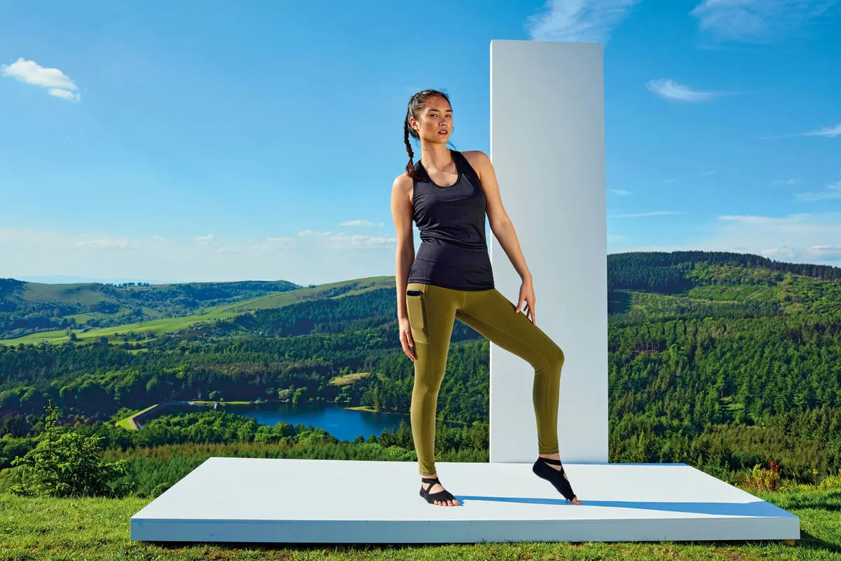 Tridri Womens Yoga Knot Vest