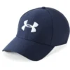 Under Armour Mens Blitzing 3.0 Cap In Midnight Navy And Graphite And White