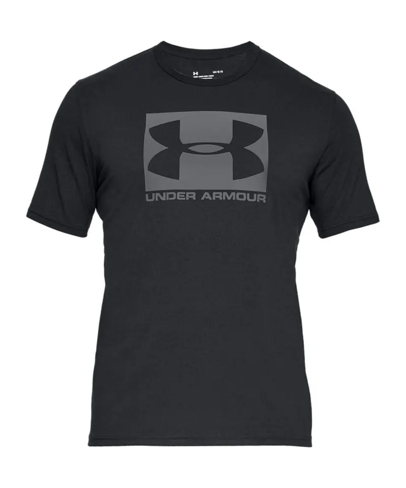 Under Armour Mens Ua Boxed Sport Style Short Sleeve In Black And Graphite