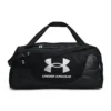 Under Armour Ua Undeniable 5.0 Duffle Large In Black And Black And Metallic Silver