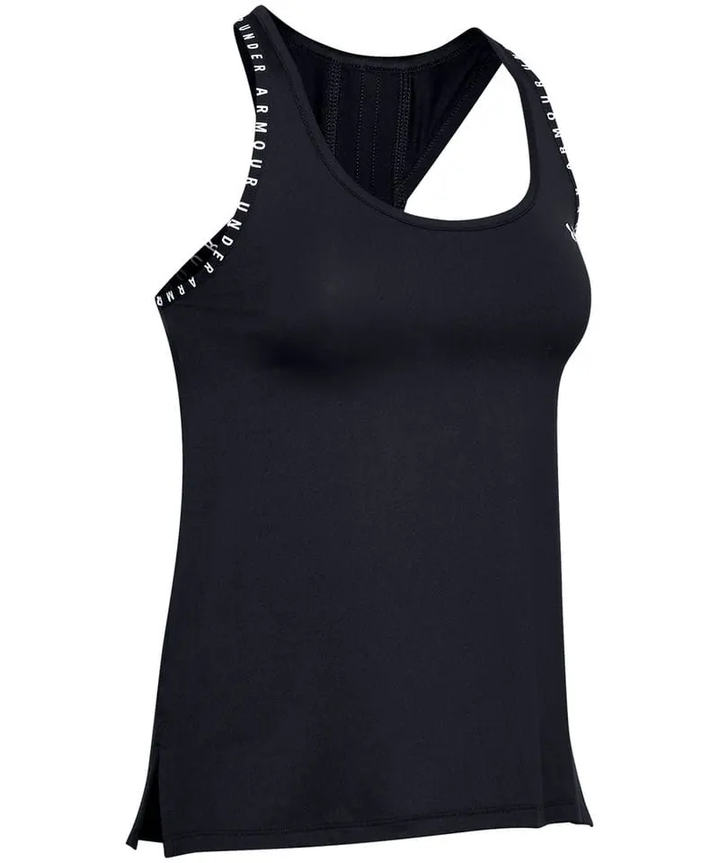 Under Armour Womens Knockout Tank In Black And Black And White