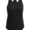 Under Armour Womens Ua Streaker Tank In Black And Black And Reflective