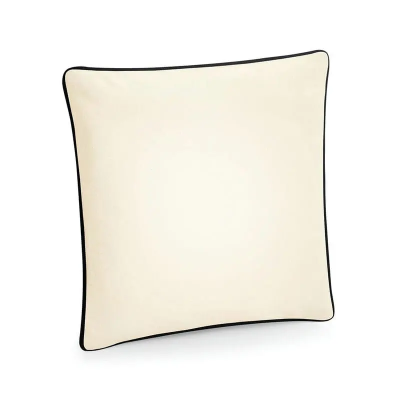Westford Mill Fairtrade Cotton Piped Cushion Cover