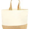 Westford Mill Jute Base Canvas Tote Xl