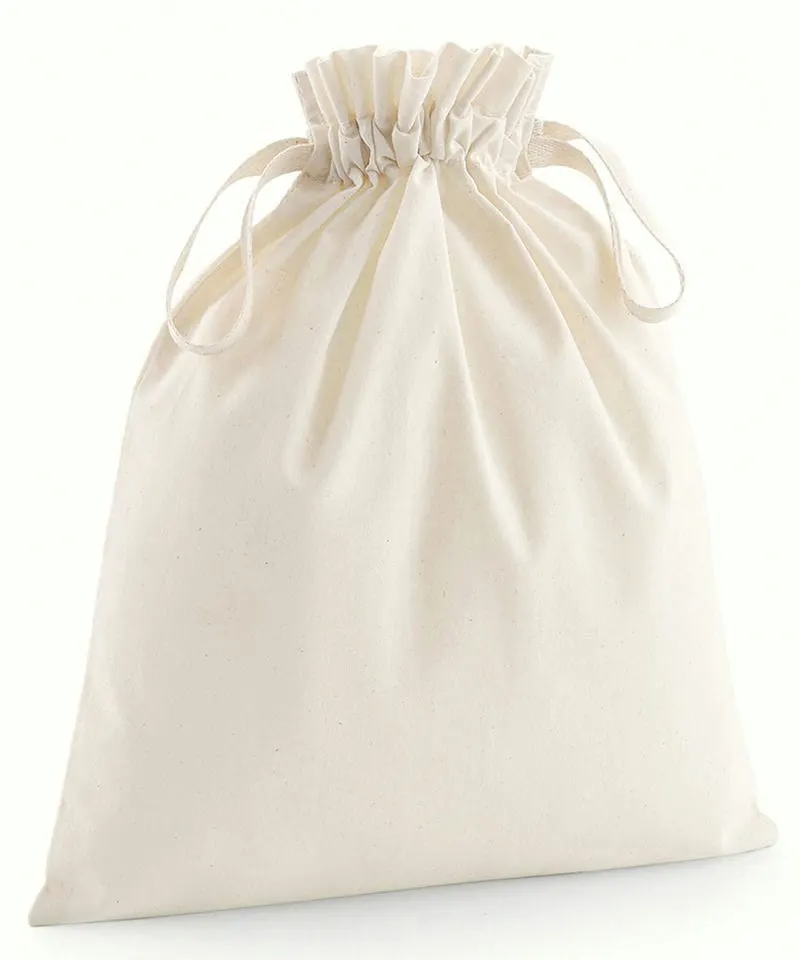Westford Mill Organic Cotton Drawcord Bag