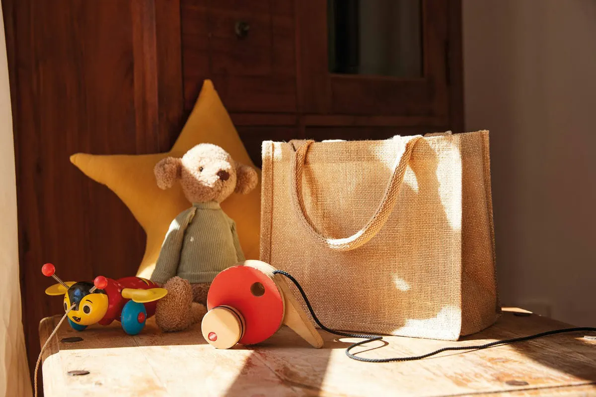 Westford Mill Shimmer Jute Mini Gift Bag