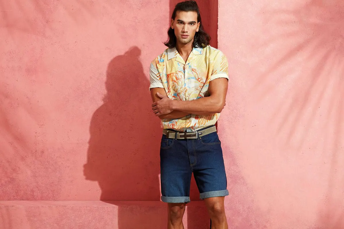 Wombat Mens Denim Shorts