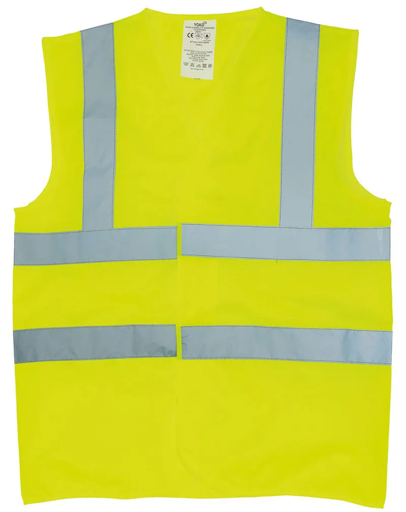 Yoko Flame Retardant Hi Vis Sleeveless Waistcoat Hvw100Fr