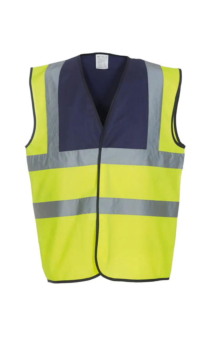 Navy Yoke/Yellow