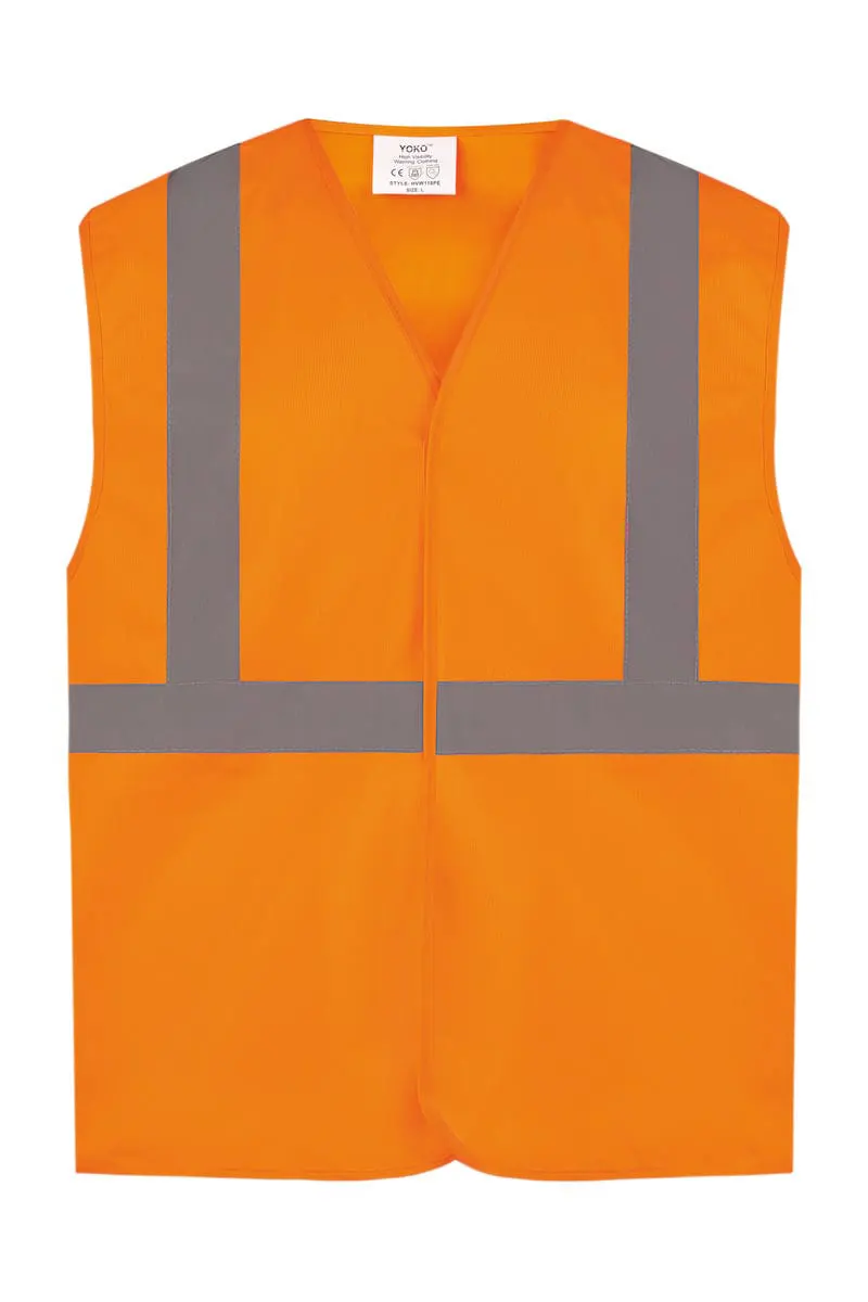 Yoko Hi Vis Railway Pull Apart Waistcoat Class 2 Hvw118Pe