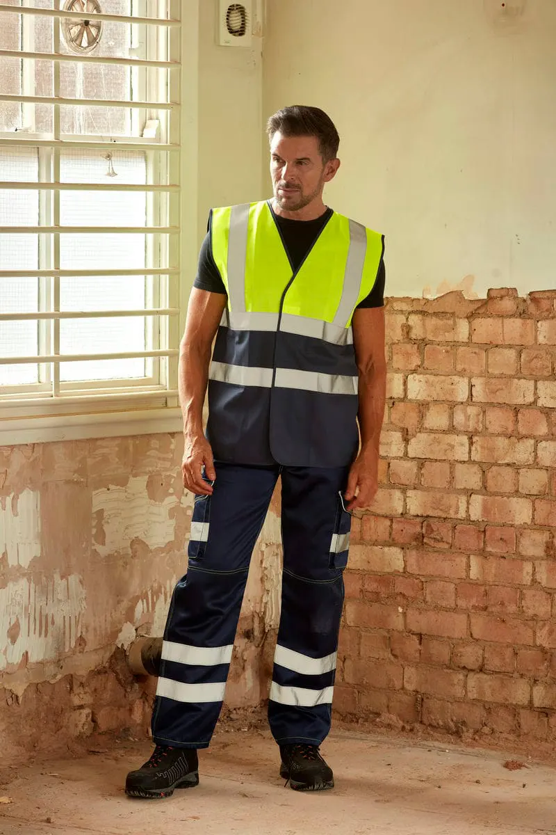 Yoko Hi Vis Two Tone Waistcoat Hvw122