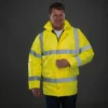 Yoko Mens Hi Vis Classic Motorway Jacket Hvp300