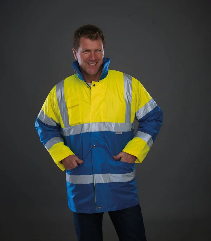 Yoko Mens Hi Vis Contrast Jacket Hvp303