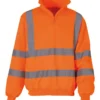 Yoko Mens Hi Vis ¼ Zip Sweatshirt Hvk06