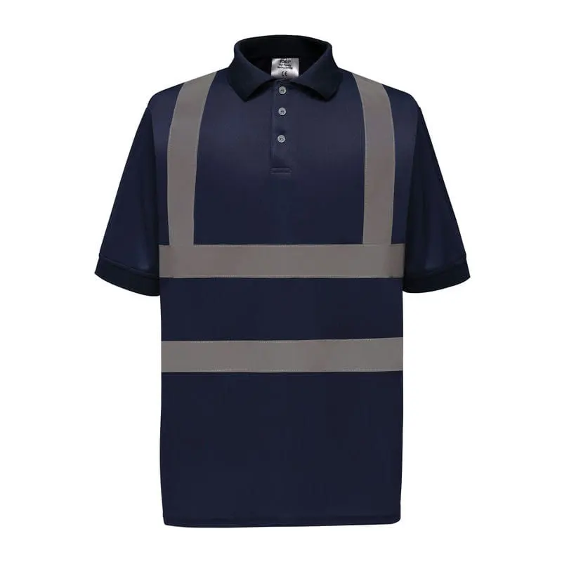 Yoko Mens Hi Vis Short Sleeve Polo Hvj210